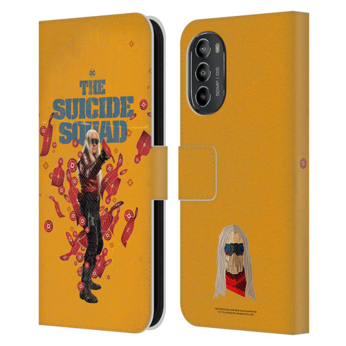 The Suicide Squad 2021 Character Poster Savant Leather Book Wallet Case Cover For Motorola Moto G82 5G