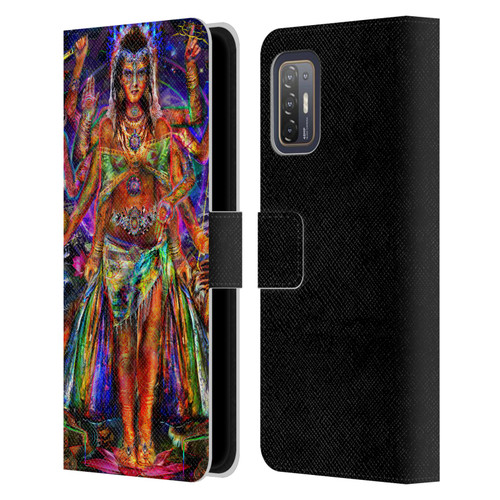 Jumbie Art Gods and Goddesses Pavarti Leather Book Wallet Case Cover For HTC Desire 21 Pro 5G