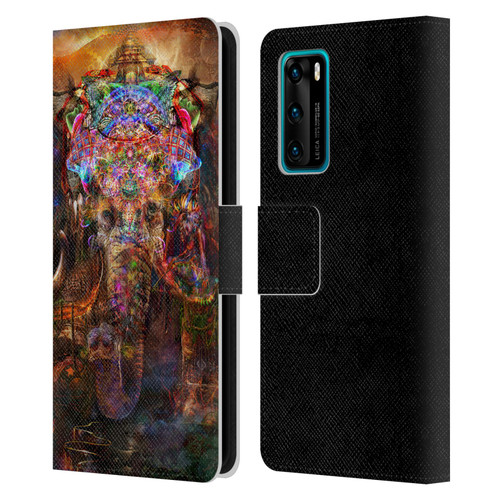 Jumbie Art Gods and Goddesses Ganesha Leather Book Wallet Case Cover For Huawei P40 5G