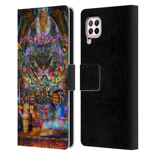 Jumbie Art Gods and Goddesses Osiris Leather Book Wallet Case Cover For Huawei Nova 6 SE / P40 Lite