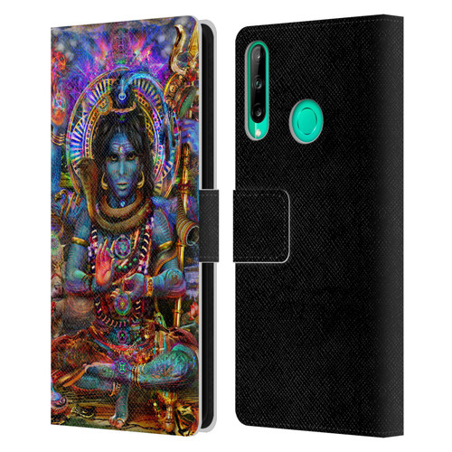Jumbie Art Gods and Goddesses Shiva Leather Book Wallet Case Cover For Huawei P40 lite E