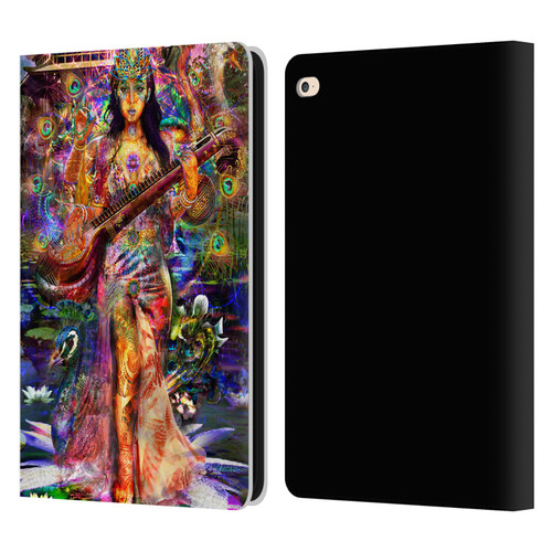 Jumbie Art Gods and Goddesses Saraswatti Leather Book Wallet Case Cover For Apple iPad Air 2 (2014)