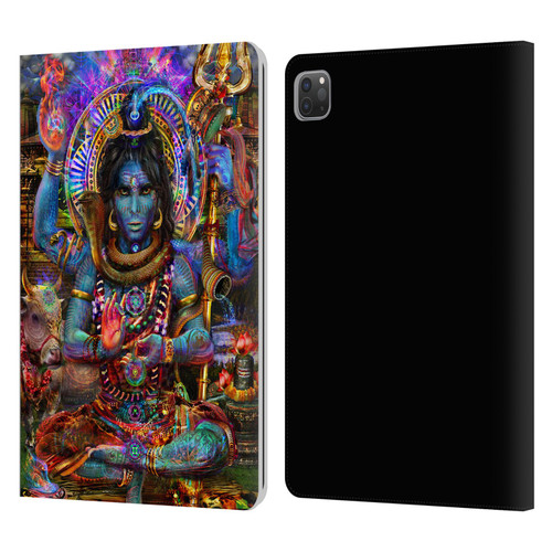 Jumbie Art Gods and Goddesses Shiva Leather Book Wallet Case Cover For Apple iPad Pro 11 2020 / 2021 / 2022