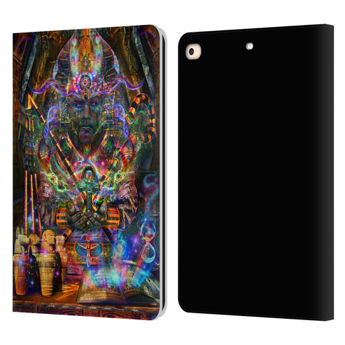Jumbie Art Gods and Goddesses Osiris Leather Book Wallet Case Cover For Apple iPad 9.7 2017 / iPad 9.7 2018