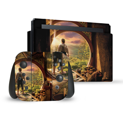 The Hobbit An Unexpected Journey Key Art Hobbit In Door Vinyl Sticker Skin Decal Cover for Nintendo Switch Bundle