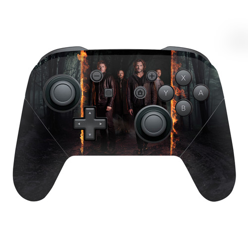 Supernatural Key Art Season 12 Group Vinyl Sticker Skin Decal Cover for Nintendo Switch Pro Controller