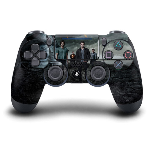 Supernatural Key Art Sam, Dean, Castiel & Crowley Vinyl Sticker Skin Decal Cover for Sony DualShock 4 Controller