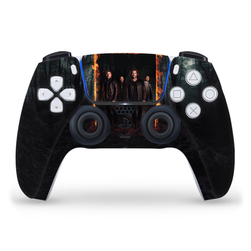 Supernatural Key Art Season 12 Group Vinyl Sticker Skin Decal Cover for Sony PS5 Sony DualSense Controller