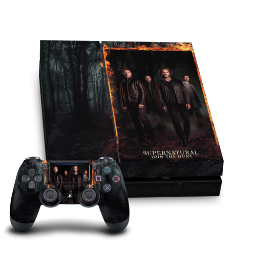 Supernatural Key Art Season 12 Group Vinyl Sticker Skin Decal Cover for Sony PS4 Console & Controller