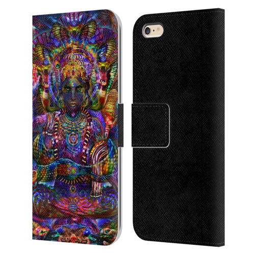 Jumbie Art Gods and Goddesses Vishnu Leather Book Wallet Case Cover For Apple iPhone 6 Plus / iPhone 6s Plus
