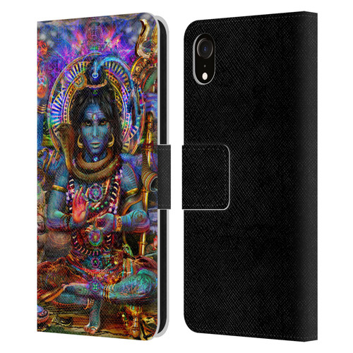 Jumbie Art Gods and Goddesses Shiva Leather Book Wallet Case Cover For Apple iPhone XR