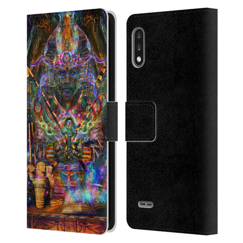 Jumbie Art Gods and Goddesses Osiris Leather Book Wallet Case Cover For LG K22