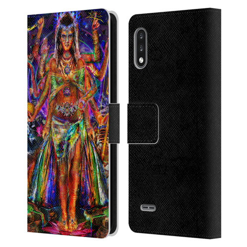 Jumbie Art Gods and Goddesses Pavarti Leather Book Wallet Case Cover For LG K22