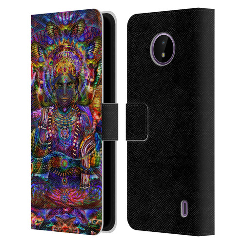 Jumbie Art Gods and Goddesses Vishnu Leather Book Wallet Case Cover For Nokia C10 / C20