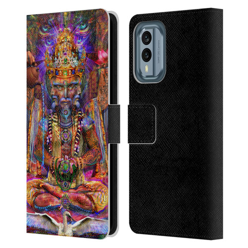 Jumbie Art Gods and Goddesses Brahma Leather Book Wallet Case Cover For Nokia X30