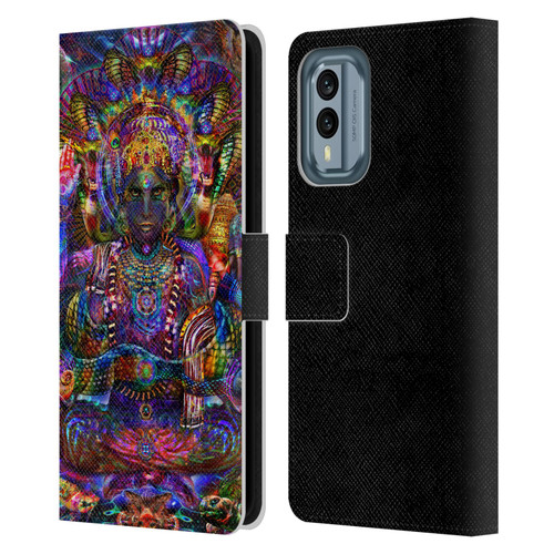 Jumbie Art Gods and Goddesses Vishnu Leather Book Wallet Case Cover For Nokia X30