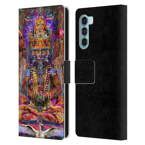 Jumbie Art Gods and Goddesses Brahma Leather Book Wallet Case Cover For Motorola Edge S30 / Moto G200 5G