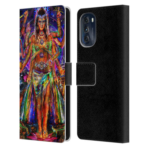 Jumbie Art Gods and Goddesses Pavarti Leather Book Wallet Case Cover For Motorola Moto G (2022)