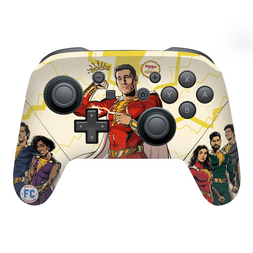 Shazam!: Fury Of The Gods Graphics Character Art Vinyl Sticker Skin Decal Cover for Nintendo Switch Pro Controller