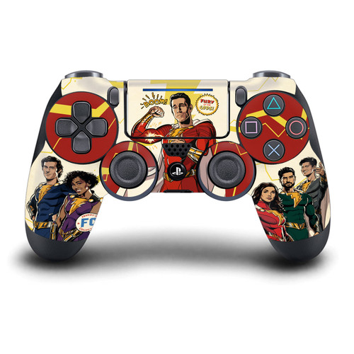 Shazam!: Fury Of The Gods Graphics Character Art Vinyl Sticker Skin Decal Cover for Sony DualShock 4 Controller