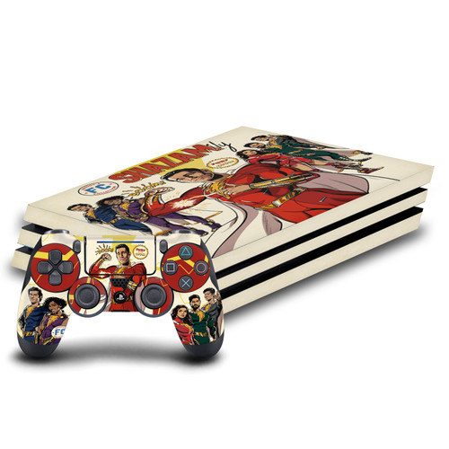 Shazam!: Fury Of The Gods Graphics Character Art Vinyl Sticker Skin Decal Cover for Sony PS4 Pro Bundle