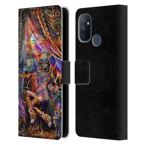 Jumbie Art Gods and Goddesses Bastet Leather Book Wallet Case Cover For OnePlus Nord N100