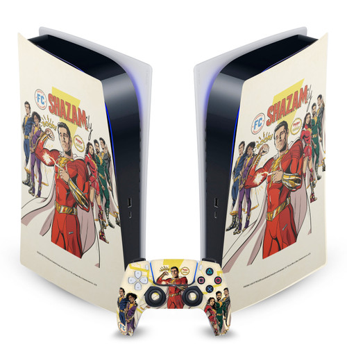 Shazam!: Fury Of The Gods Graphics Character Art Vinyl Sticker Skin Decal Cover for Sony PS5 Digital Edition Bundle