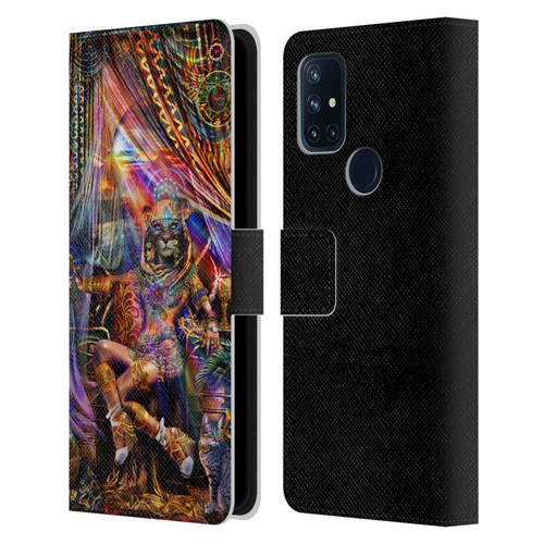 Jumbie Art Gods and Goddesses Bastet Leather Book Wallet Case Cover For OnePlus Nord N10 5G