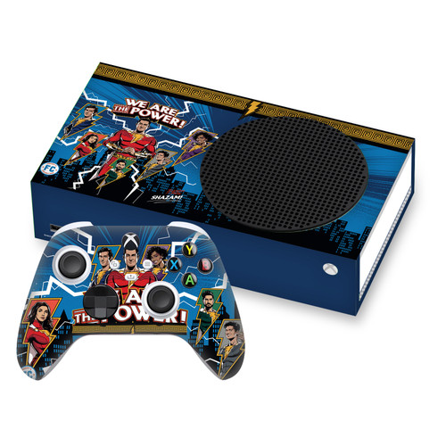 Shazam!: Fury Of The Gods Graphics Comic Vinyl Sticker Skin Decal Cover for Microsoft Series S Console & Controller