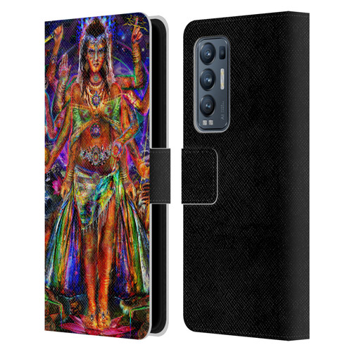 Jumbie Art Gods and Goddesses Pavarti Leather Book Wallet Case Cover For OPPO Find X3 Neo / Reno5 Pro+ 5G