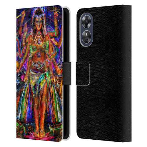 Jumbie Art Gods and Goddesses Pavarti Leather Book Wallet Case Cover For OPPO A17
