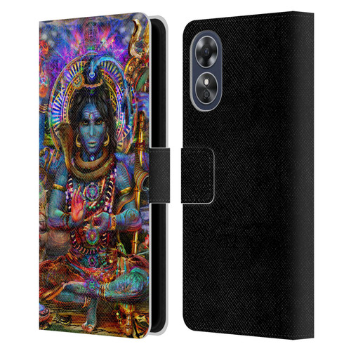 Jumbie Art Gods and Goddesses Shiva Leather Book Wallet Case Cover For OPPO A17