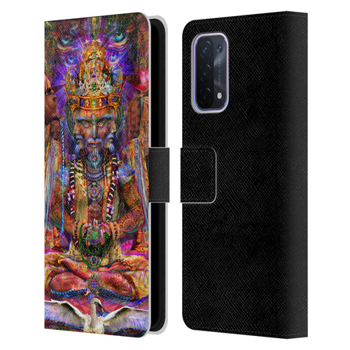 Jumbie Art Gods and Goddesses Brahma Leather Book Wallet Case Cover For OPPO A54 5G