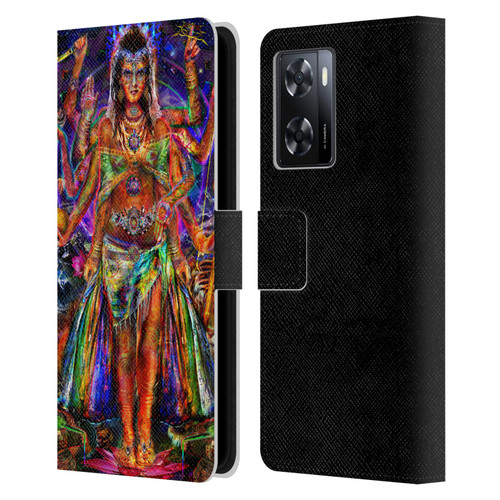 Jumbie Art Gods and Goddesses Pavarti Leather Book Wallet Case Cover For OPPO A57s