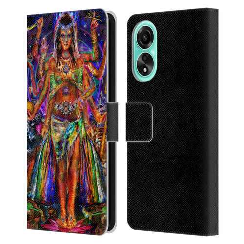 Jumbie Art Gods and Goddesses Pavarti Leather Book Wallet Case Cover For OPPO A78 4G
