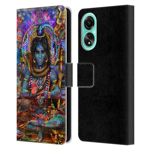 Jumbie Art Gods and Goddesses Shiva Leather Book Wallet Case Cover For OPPO A78 4G