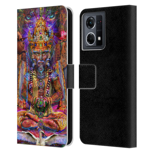 Jumbie Art Gods and Goddesses Brahma Leather Book Wallet Case Cover For OPPO Reno8 4G