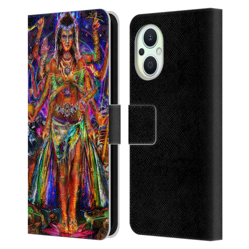 Jumbie Art Gods and Goddesses Pavarti Leather Book Wallet Case Cover For OPPO Reno8 Lite