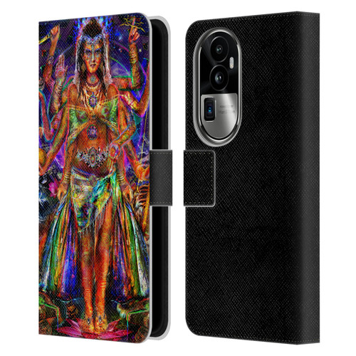 Jumbie Art Gods and Goddesses Pavarti Leather Book Wallet Case Cover For OPPO Reno10 Pro+
