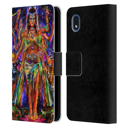 Jumbie Art Gods and Goddesses Pavarti Leather Book Wallet Case Cover For Samsung Galaxy A01 Core (2020)