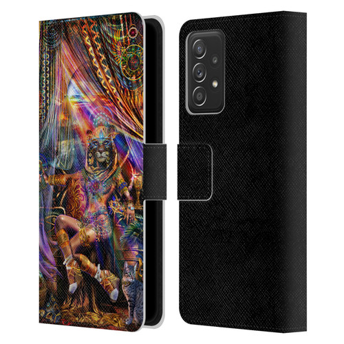 Jumbie Art Gods and Goddesses Bastet Leather Book Wallet Case Cover For Samsung Galaxy A52 / A52s / 5G (2021)