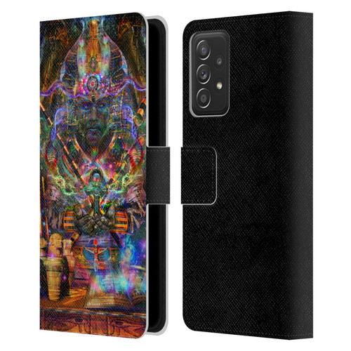 Jumbie Art Gods and Goddesses Osiris Leather Book Wallet Case Cover For Samsung Galaxy A52 / A52s / 5G (2021)