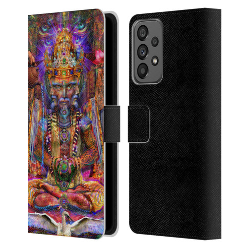 Jumbie Art Gods and Goddesses Brahma Leather Book Wallet Case Cover For Samsung Galaxy A73 5G (2022)