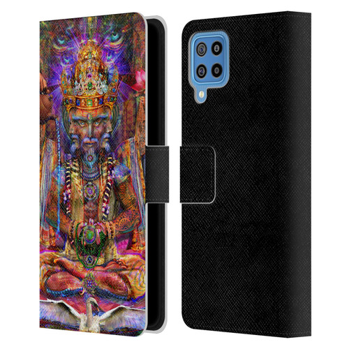 Jumbie Art Gods and Goddesses Brahma Leather Book Wallet Case Cover For Samsung Galaxy F22 (2021)