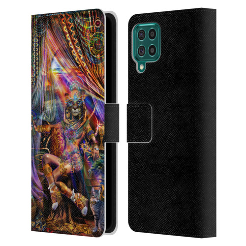Jumbie Art Gods and Goddesses Bastet Leather Book Wallet Case Cover For Samsung Galaxy F62 (2021)