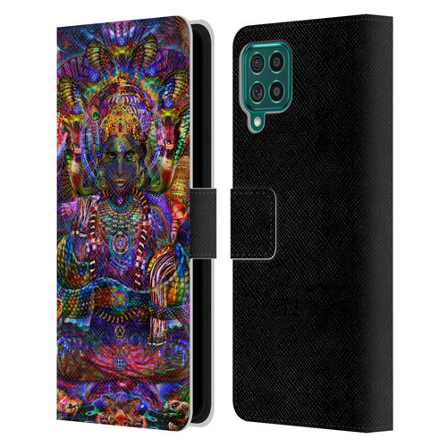 Jumbie Art Gods and Goddesses Vishnu Leather Book Wallet Case Cover For Samsung Galaxy F62 (2021)