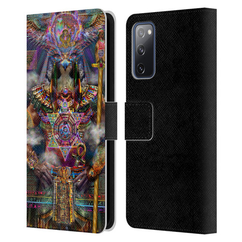 Jumbie Art Gods and Goddesses Horus Leather Book Wallet Case Cover For Samsung Galaxy S20 FE / 5G