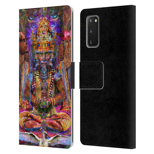 Jumbie Art Gods and Goddesses Brahma Leather Book Wallet Case Cover For Samsung Galaxy S20 / S20 5G