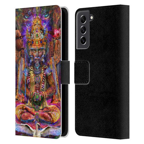 Jumbie Art Gods and Goddesses Brahma Leather Book Wallet Case Cover For Samsung Galaxy S21 FE 5G