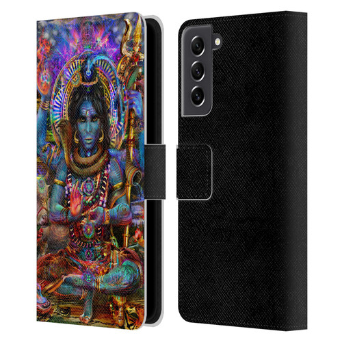 Jumbie Art Gods and Goddesses Shiva Leather Book Wallet Case Cover For Samsung Galaxy S21 FE 5G